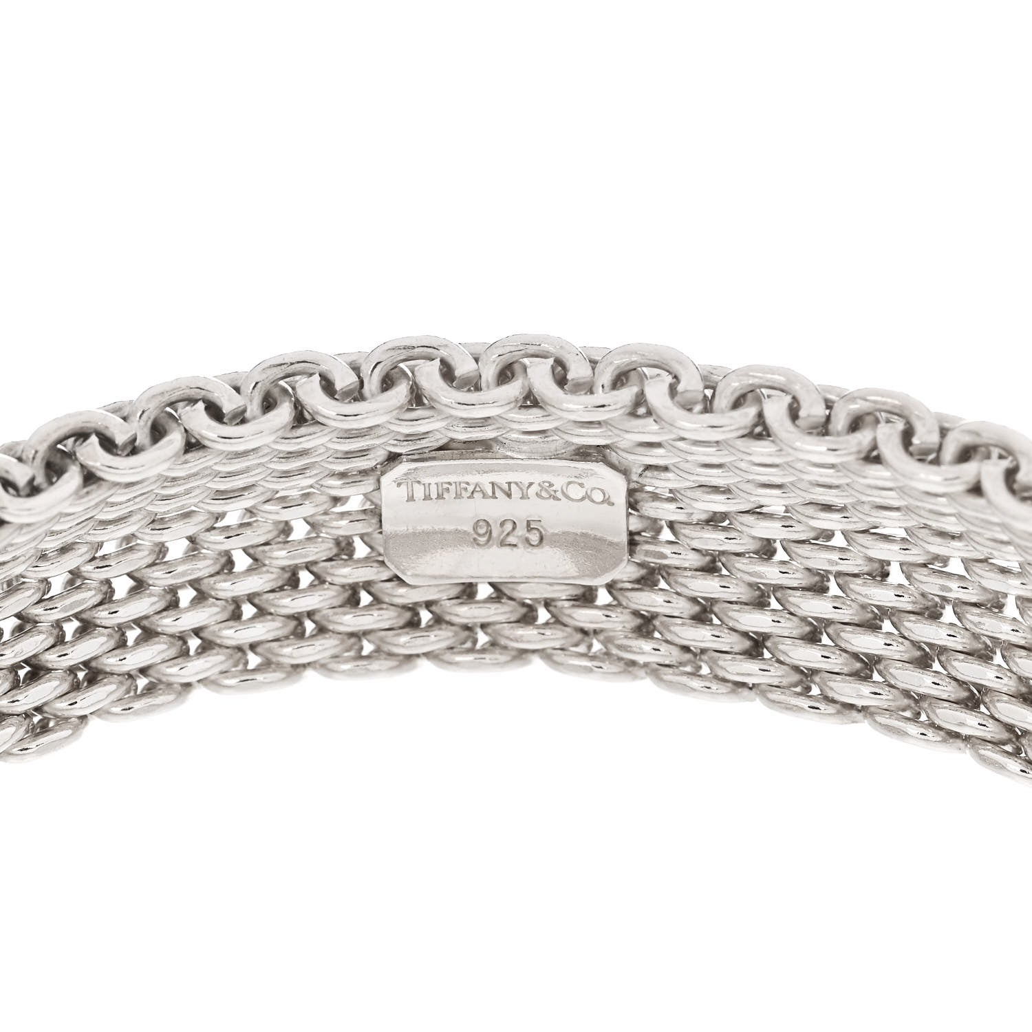 Tiffany Sterling Silver Somerset Mesh Bracelet 3 of 3