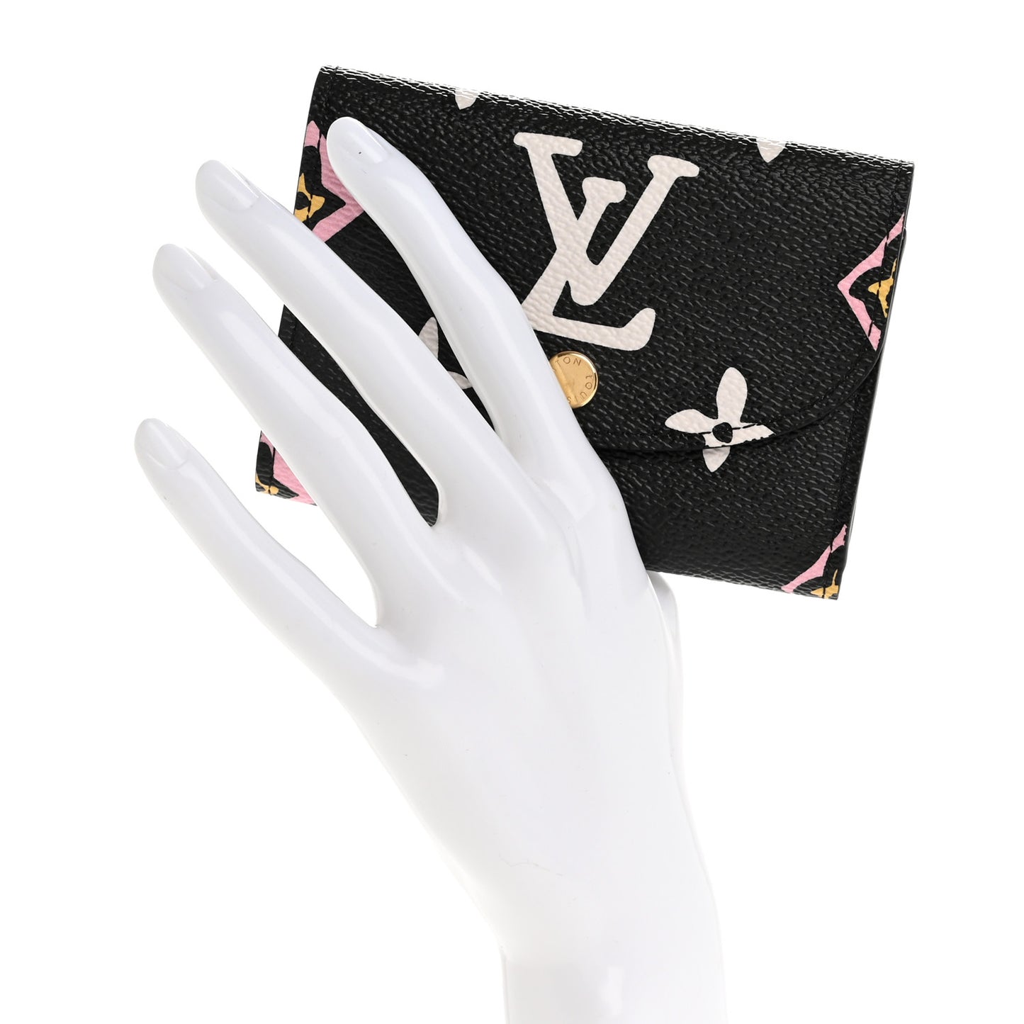 Monogram Giant Wild At Heart Rosalie Coin Purse Black