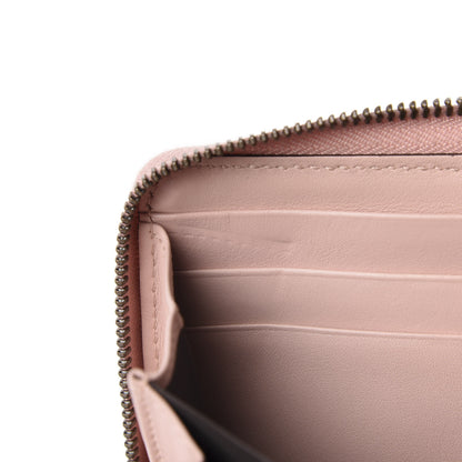 Gucci Calfskin Matelasse GG Marmont Zip Around Wallet Perfect Pink 9 of 9