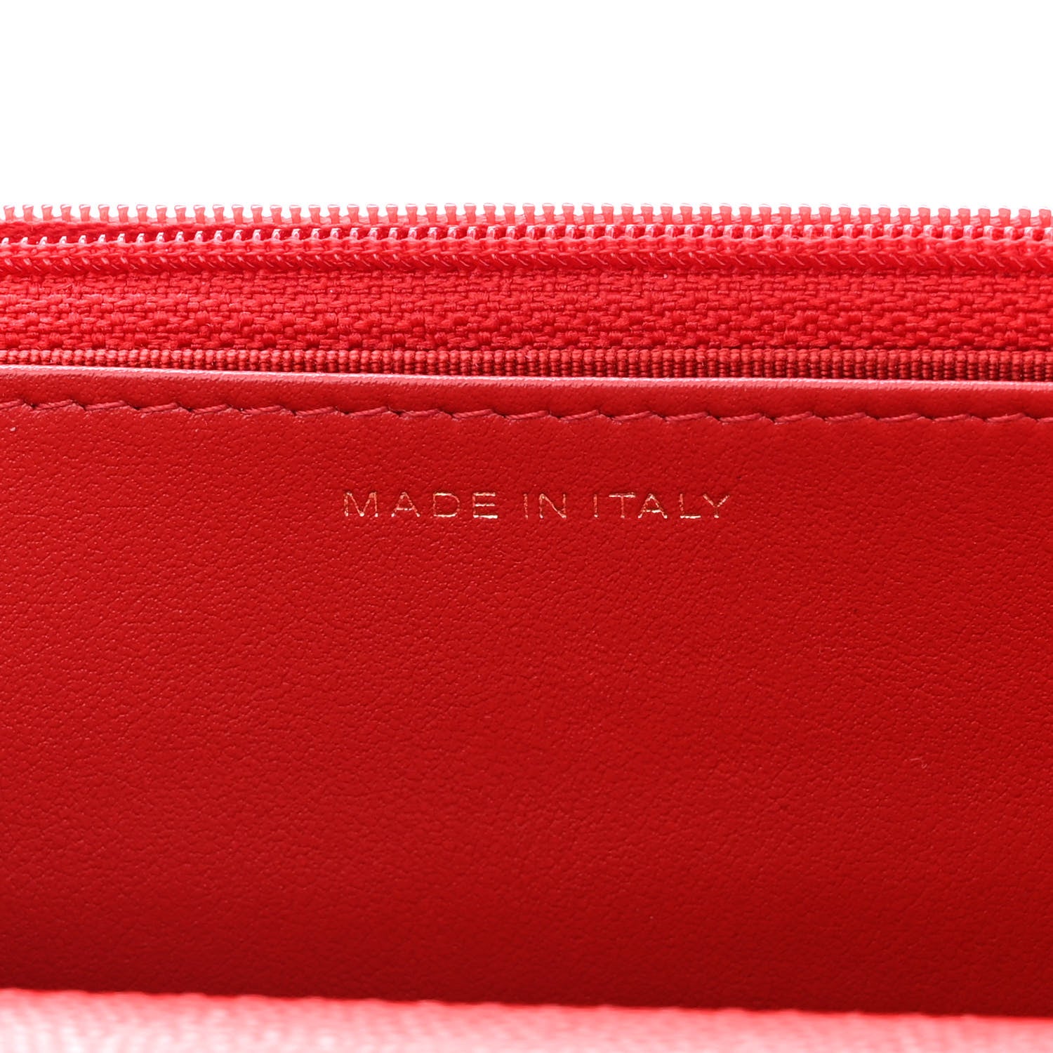 Chanel Caviar Quilted Wallet On Chain WOC Red 7 of 12