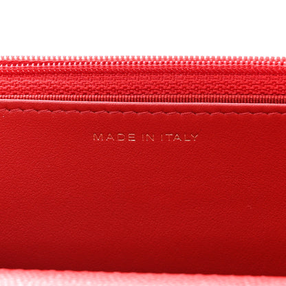 Chanel Caviar Quilted Wallet On Chain WOC Red 7 of 12