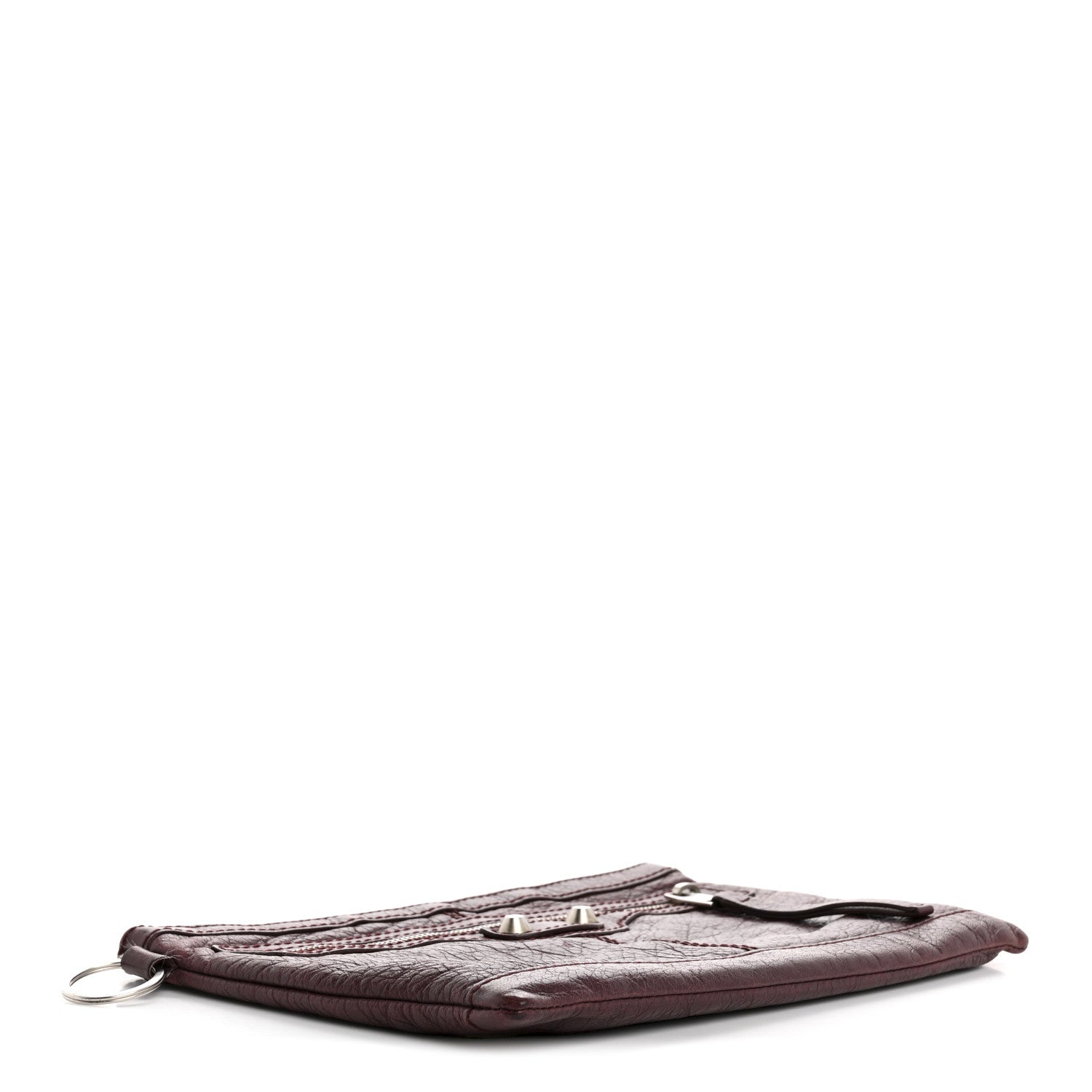 Balenciaga Agneau Arena Classic Hardware Small Clip Acajou Fonce 4 of 13
