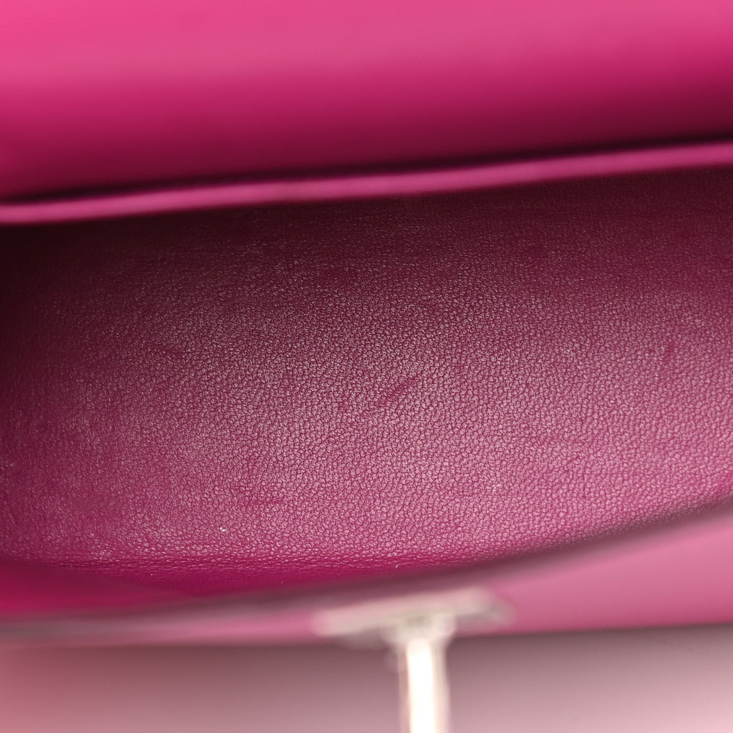 Chevre Mysore Mini Kelly Sellier 20 Rose Pourpre
