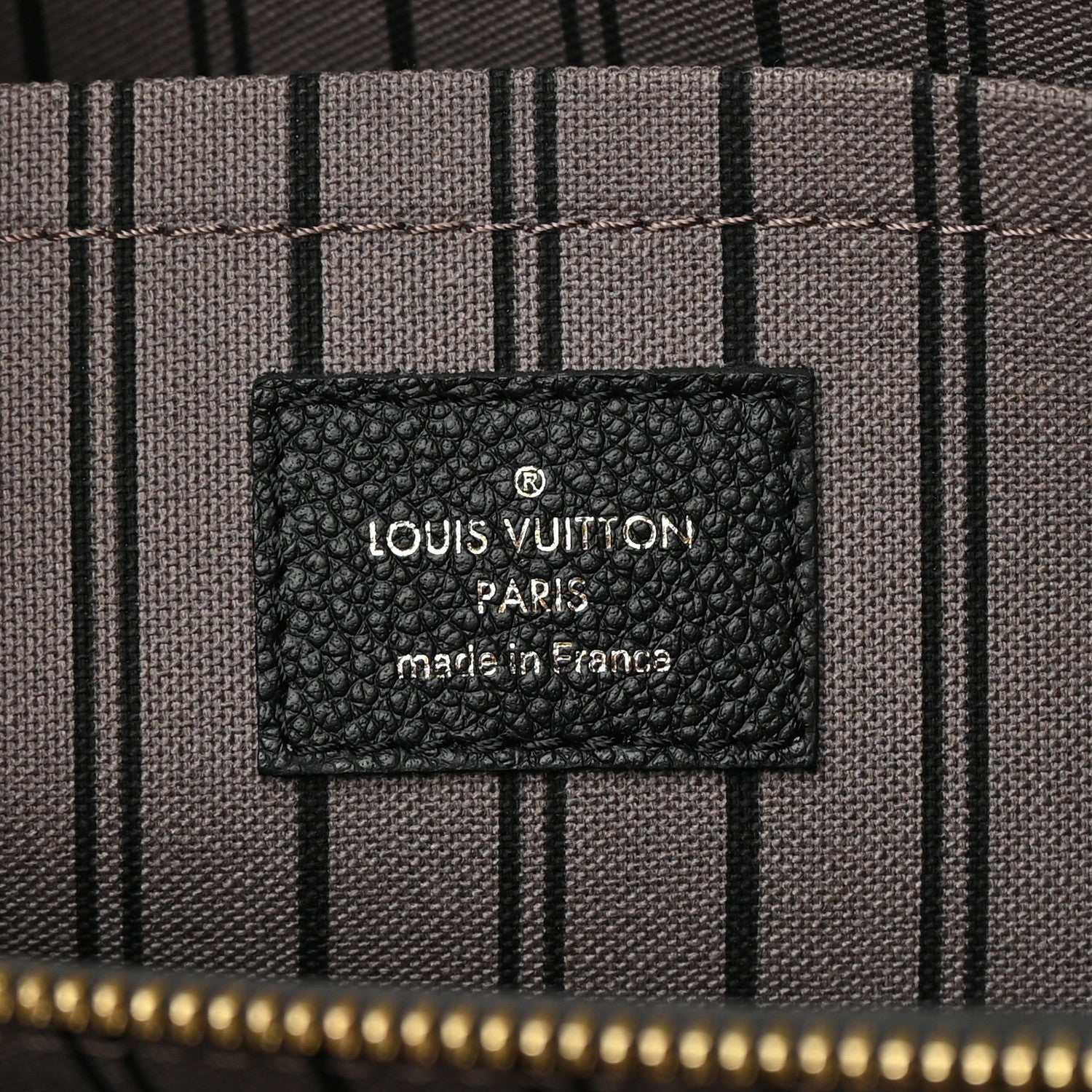 Louis Vuitton Empreinte Montaigne MM Black 6 of 13