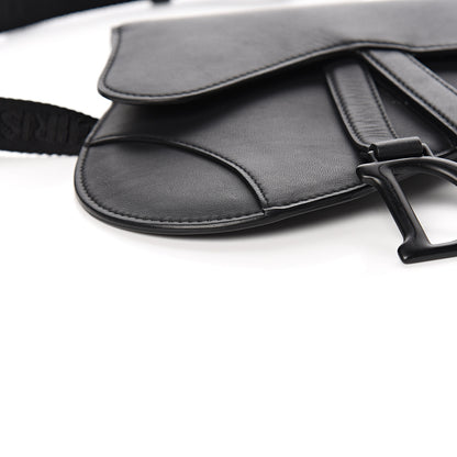Christian Dior Ultra Matte Calfskin Saddle Belt Bag Black 7 of 9
