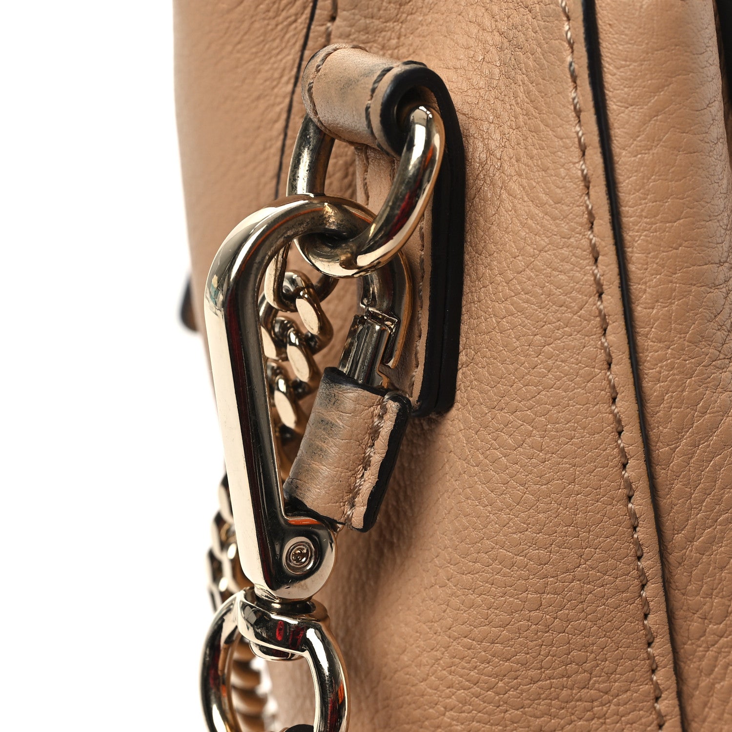 Chloe Calfskin Small Faye Day Shoulder Bag Blush Nude 12 of 13