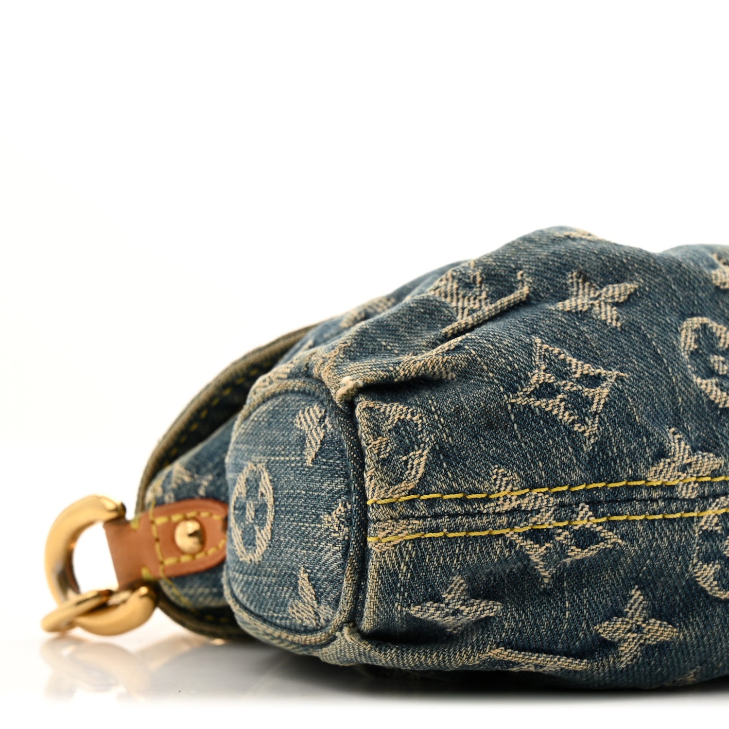 Louis Vuitton Monogram Denim Mini Pleaty Blue 8 of 13