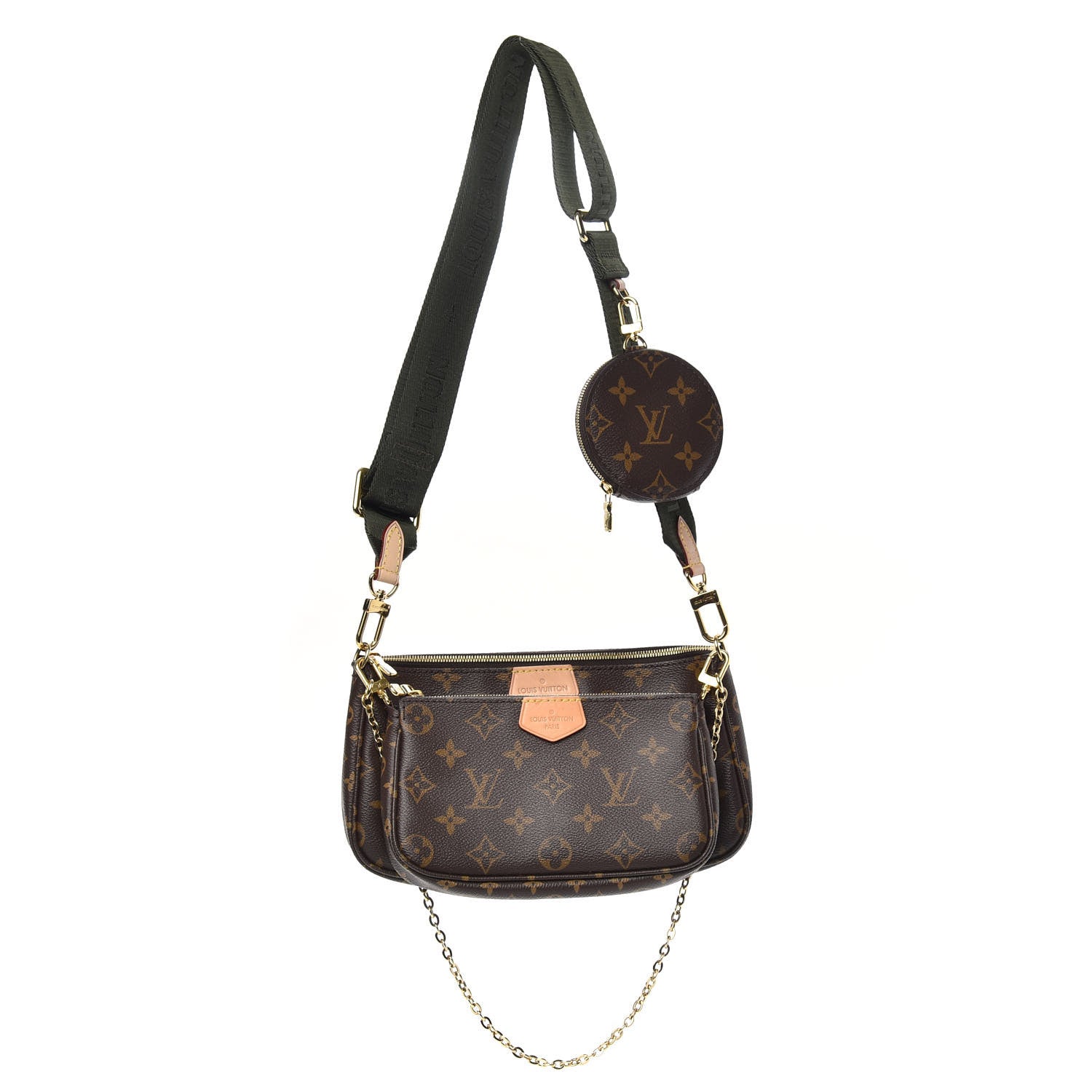 Louis Vuitton Monogram Multi Pochette Accessories Kaki 1 of 10