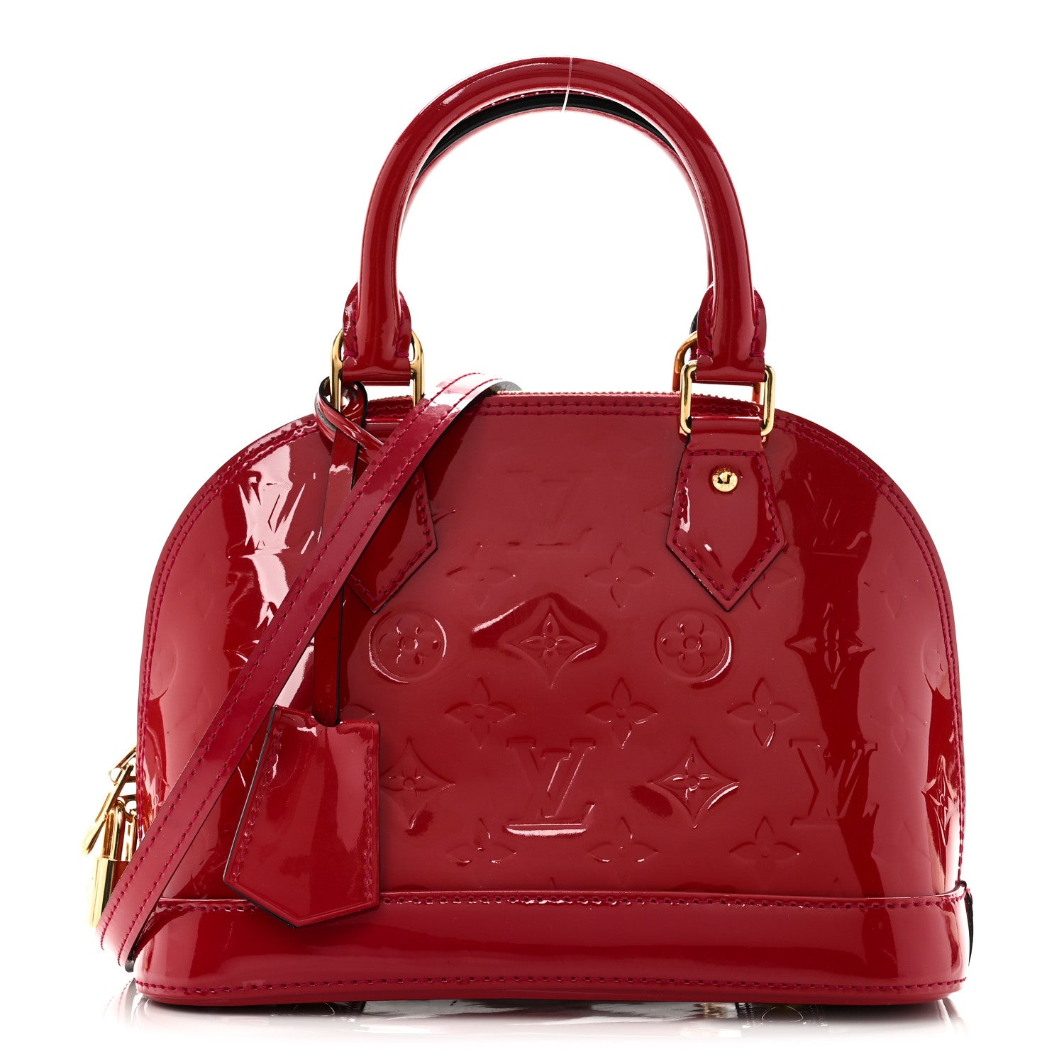 Louis Vuitton Vernis Alma BB Rose Indien 1 of 9