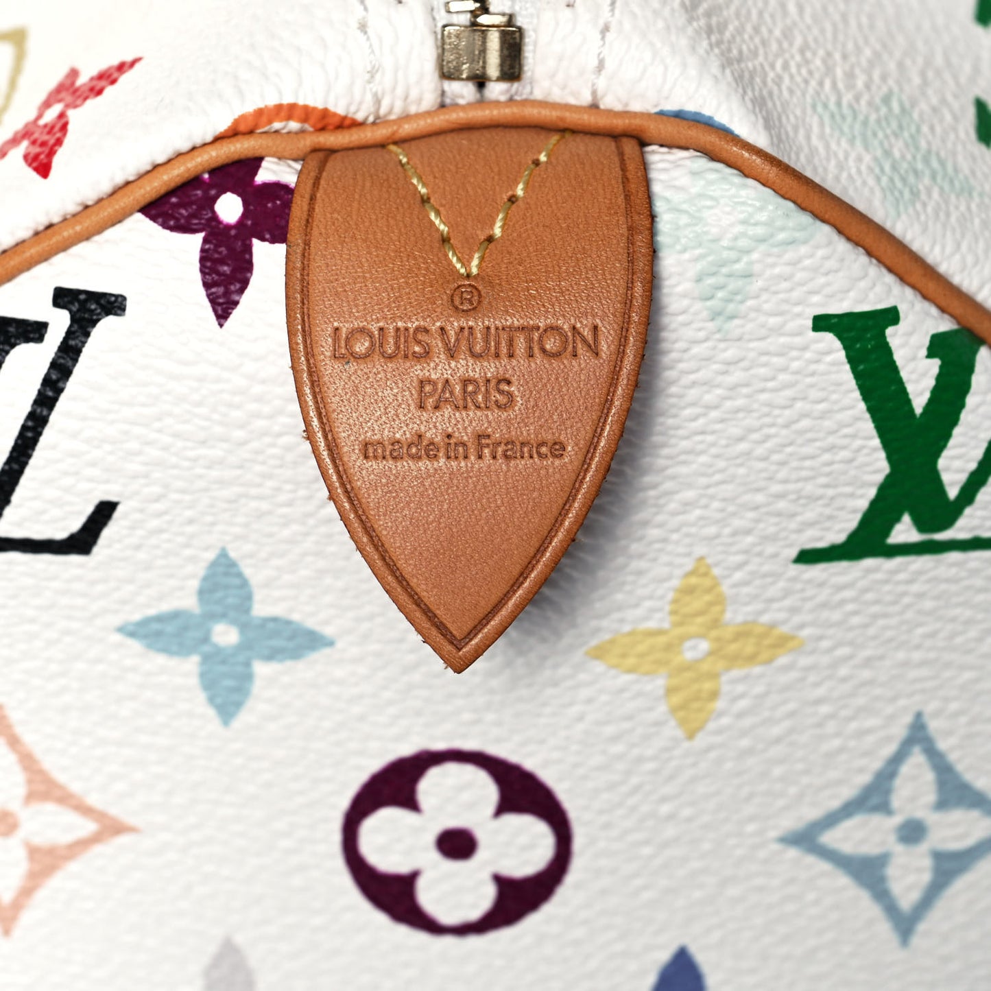 Monogram Multicolor Speedy 30 White