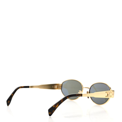 Celine Metal Triomphe 01 Sunglasses CL40235U Gold Green 4 of 7