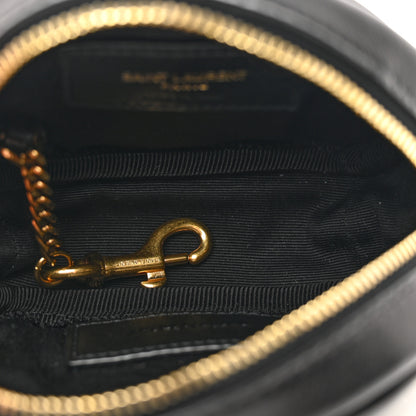 Saint Laurent Lambskin Quilted Lolita Cosmetic Pouch Black 5 of 7