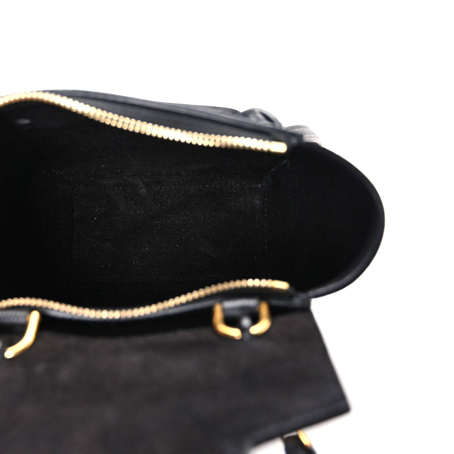 Grained Calfskin Nano Belt Bag Black