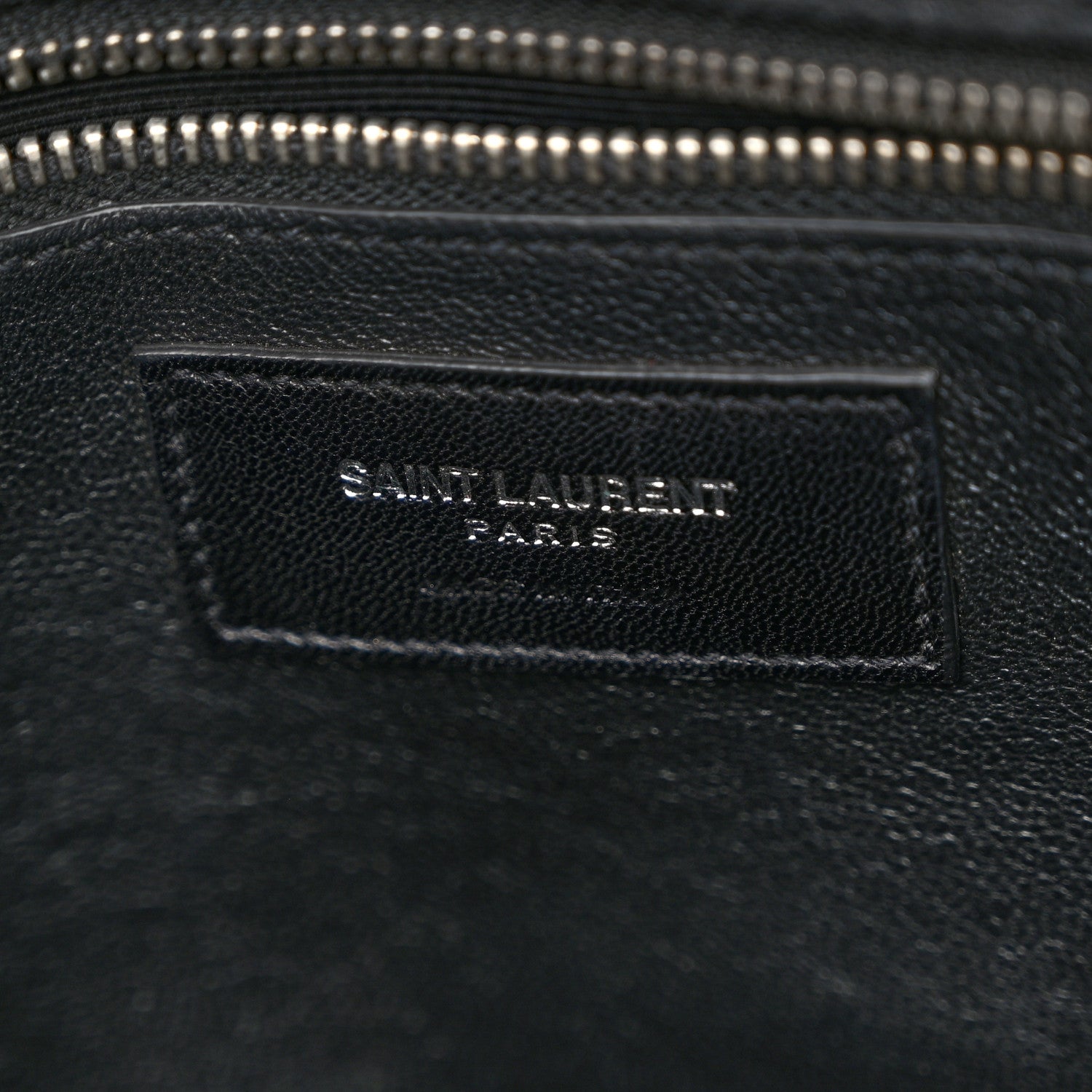 Saint Laurent Suede Crocodile Embossed Small Sac De Jour Black 7 of 11