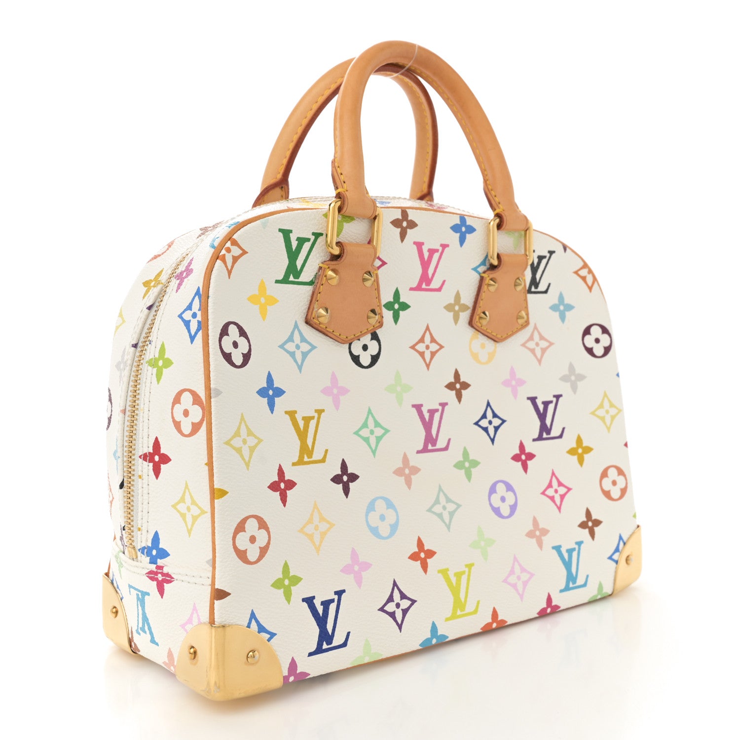Louis Vuitton Monogram Multicolor Trouville White 3 of 9