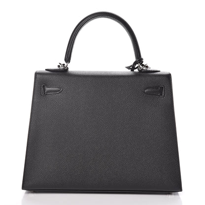 Hermes Epsom Kelly Sellier 25 Black 5 of 45
