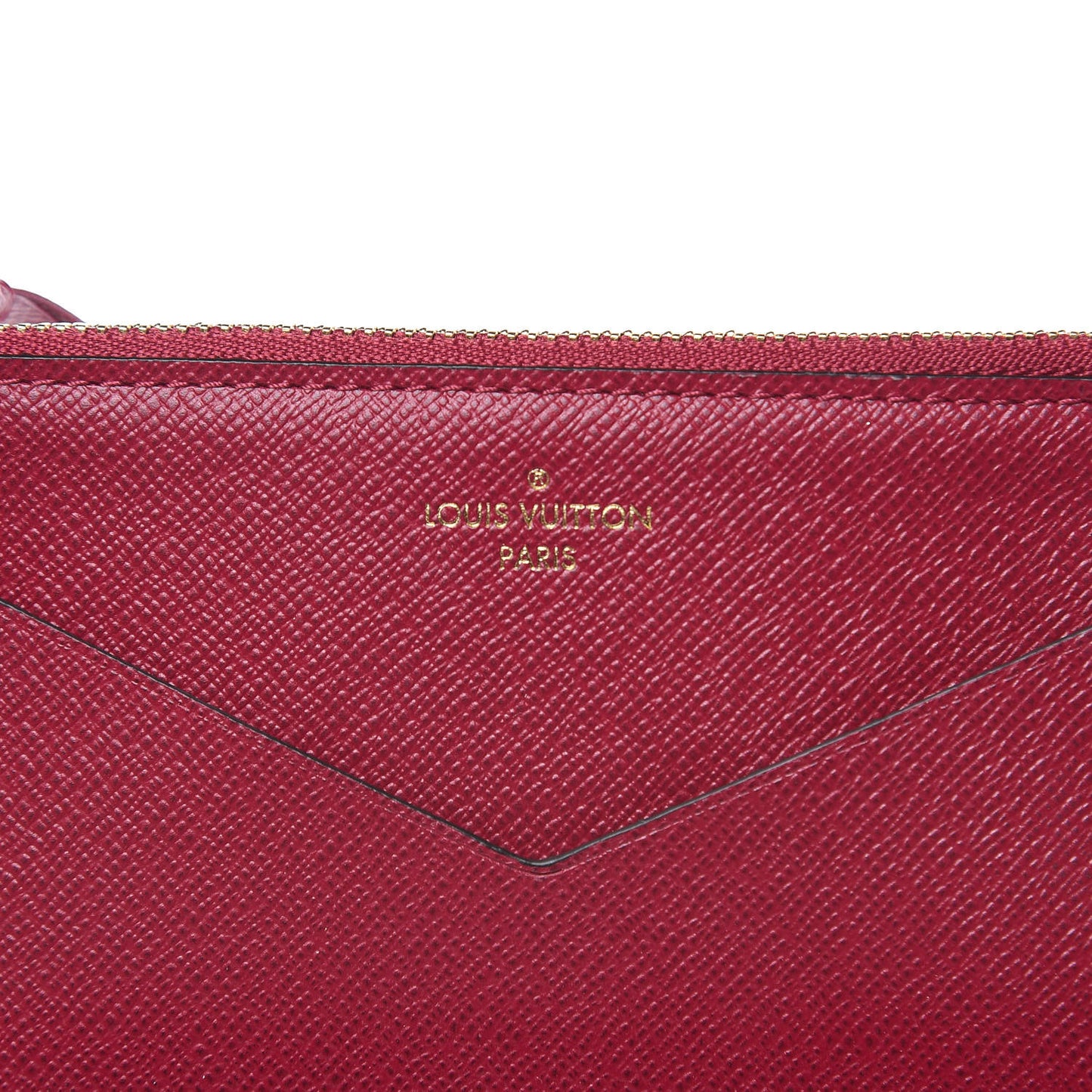 Calfskin Jeanne Wallet Zippered Insert Fuchsia