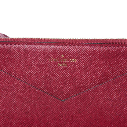 Louis Vuitton Calfskin Jeanne Wallet Zippered Insert Fuchsia 6 of 7