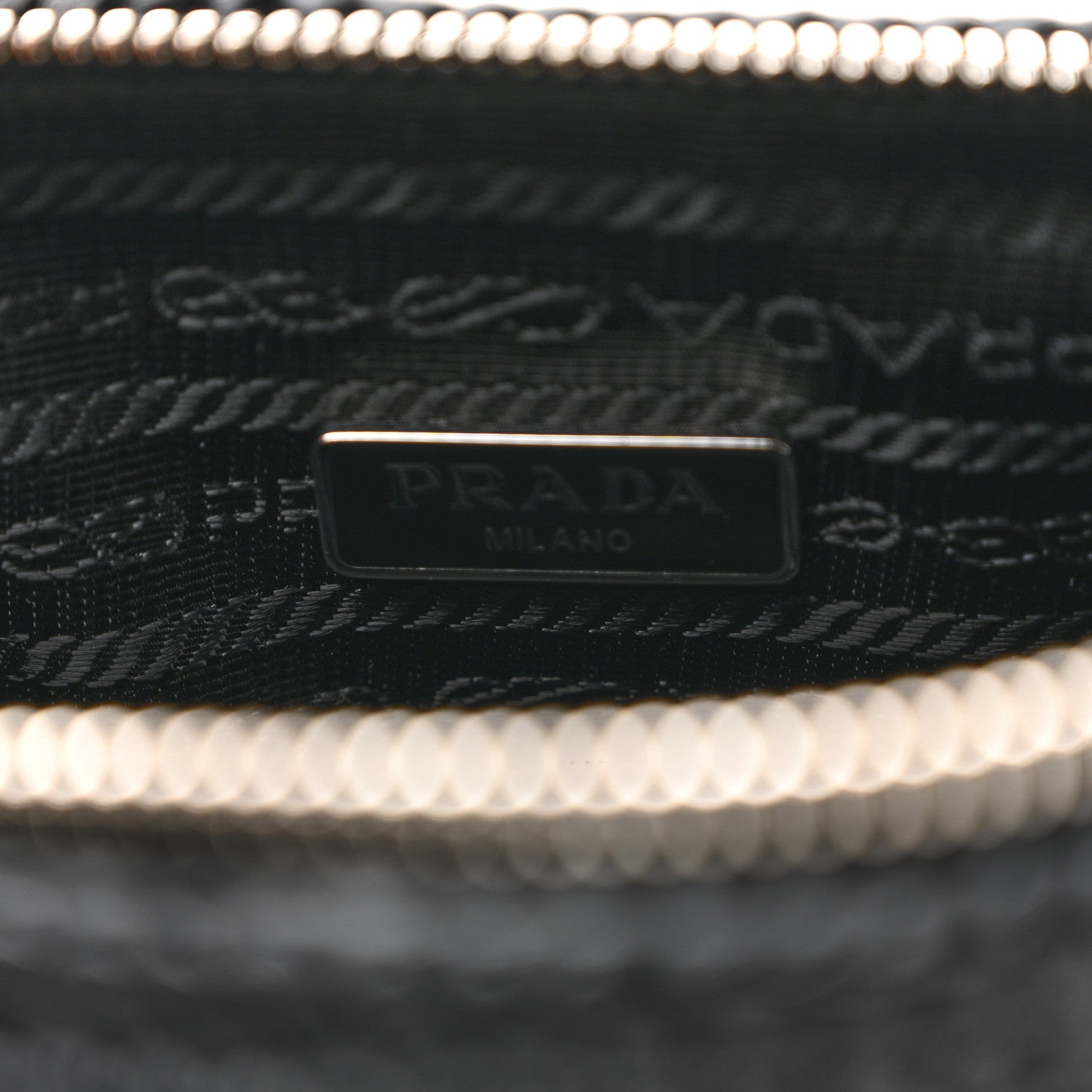 Prada Yarn Raffia Effect Crochet Triangle Shoulder Bag Black 6 of 12