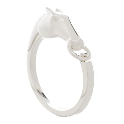 Hermes Sterling Silver PM Galop Bracelet SH 1 of 5