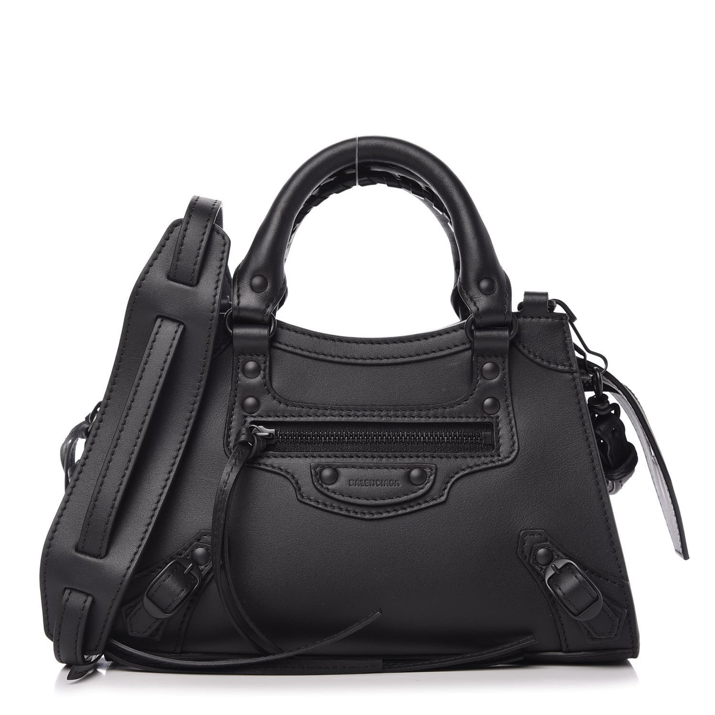 Smooth Calfskin Neo Classic Black Hardware Mini City Black