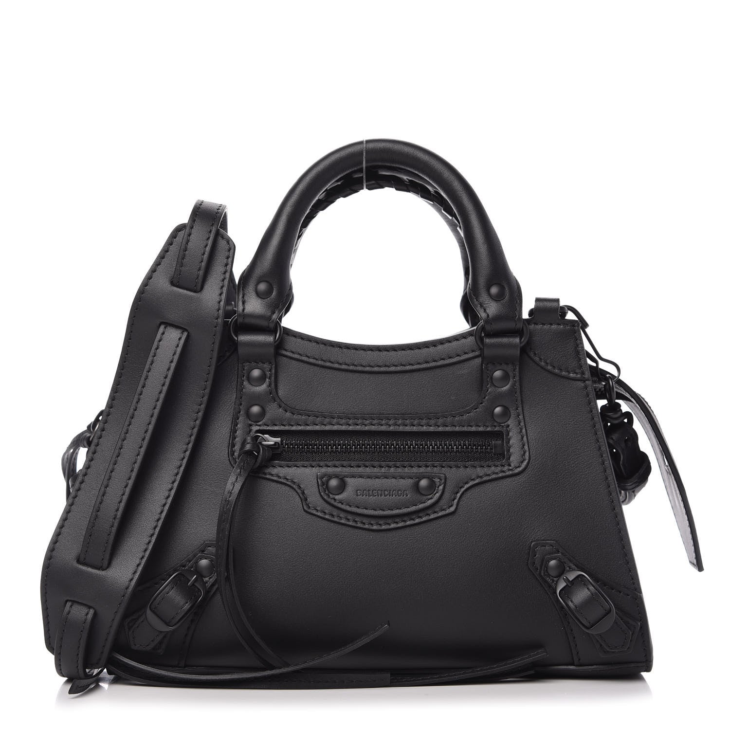 Balenciaga Smooth Calfskin Neo Classic Black Hardware Mini City Black 1 of 9