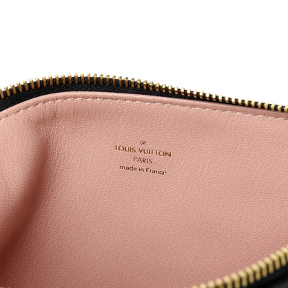 Louis Vuitton Lambskin Embossed Monogram Coussin PM Black 7 of 12