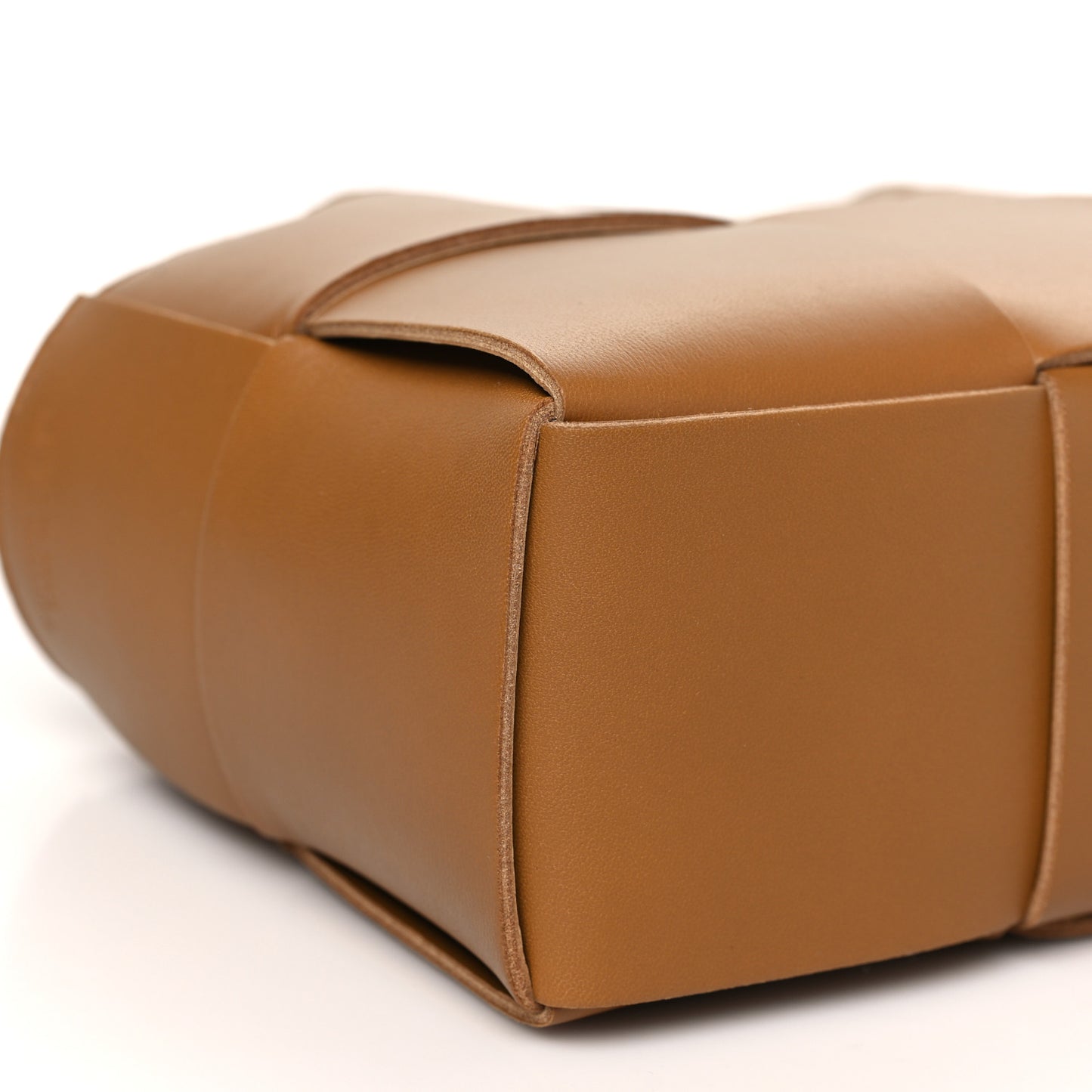 Nappa Maxi Intrecciato Mini Arco Tote Camel