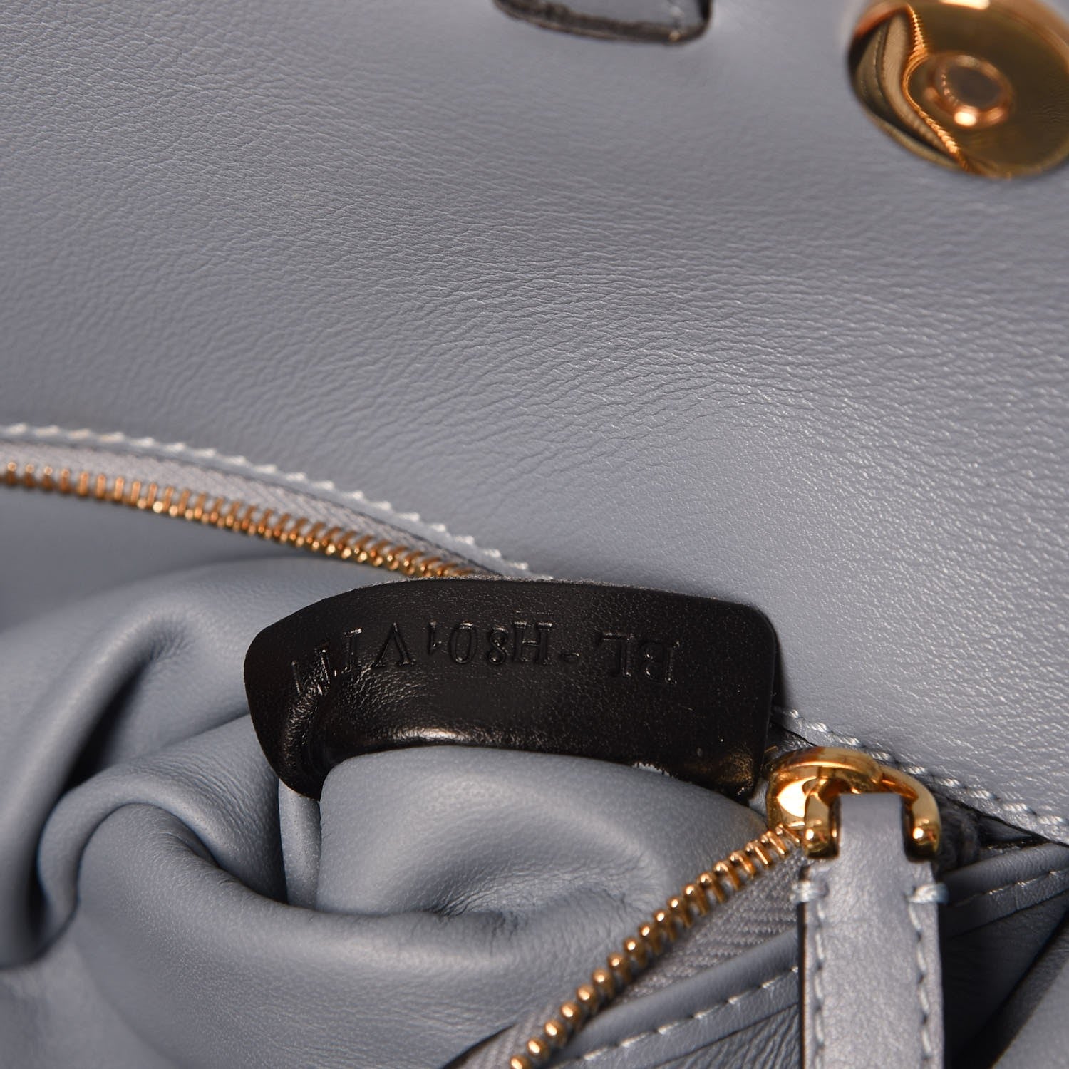Valentino Garavani Calfskin Pocket Tote Blue 9 of 11