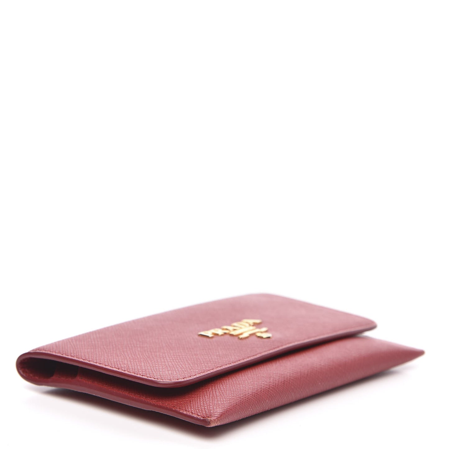 Saffiano Metal Flap Wallet Fuoco