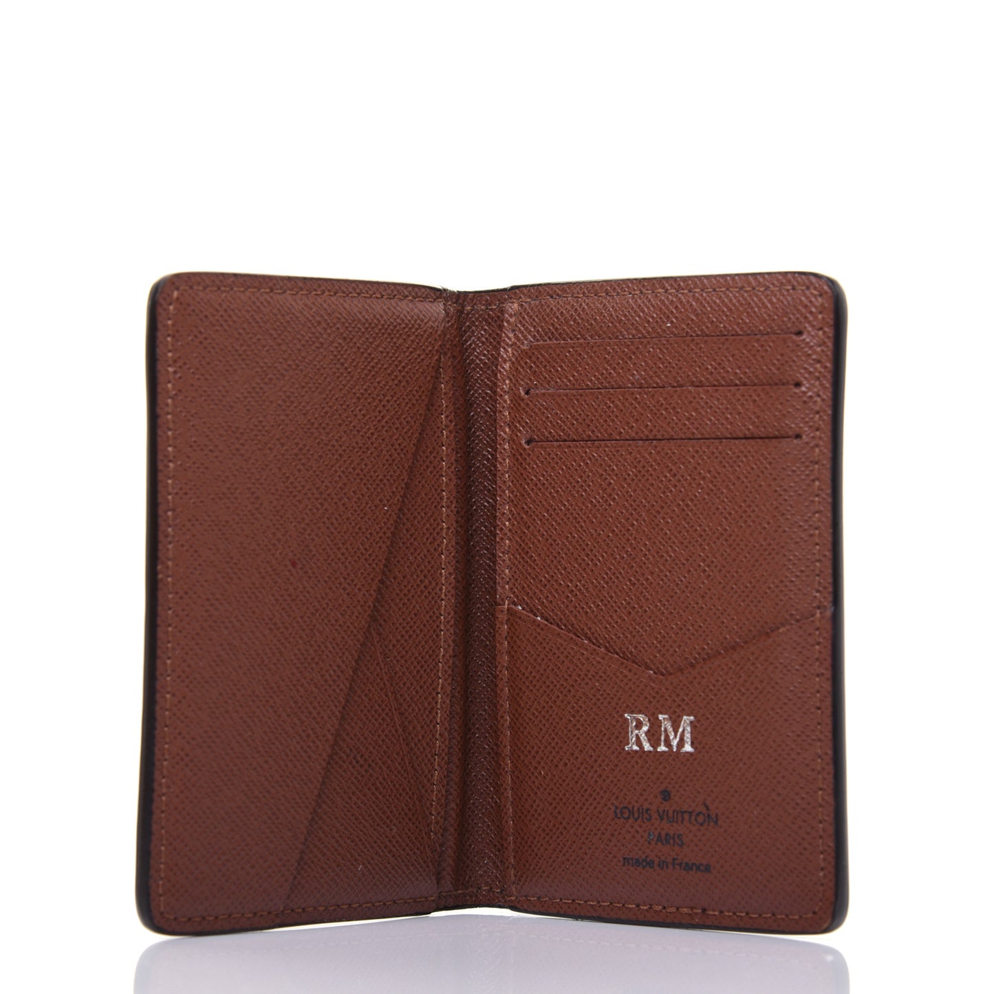 Monogram Pocket Organizer Card Holder NM