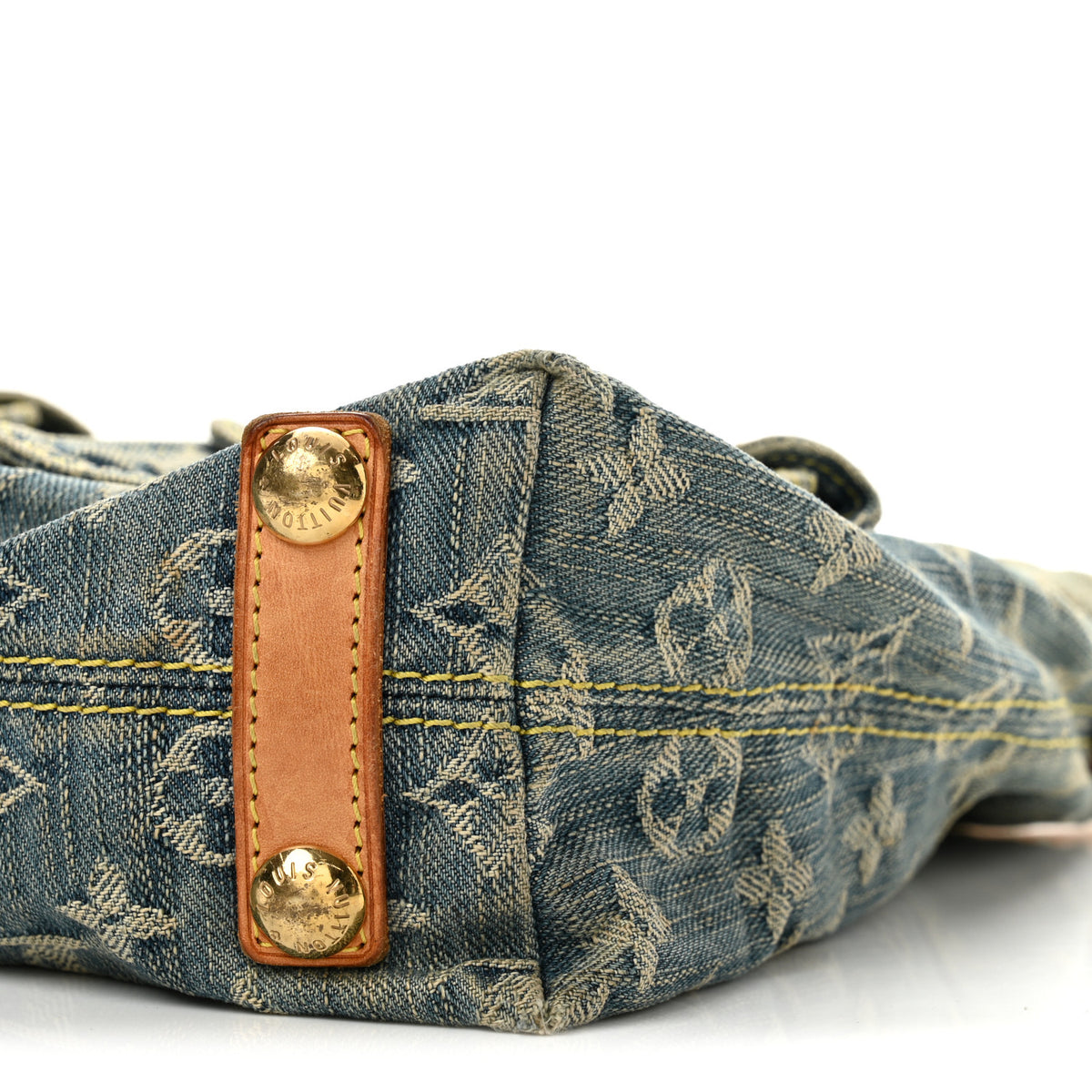 Monogram Denim Baggy PM Blue
