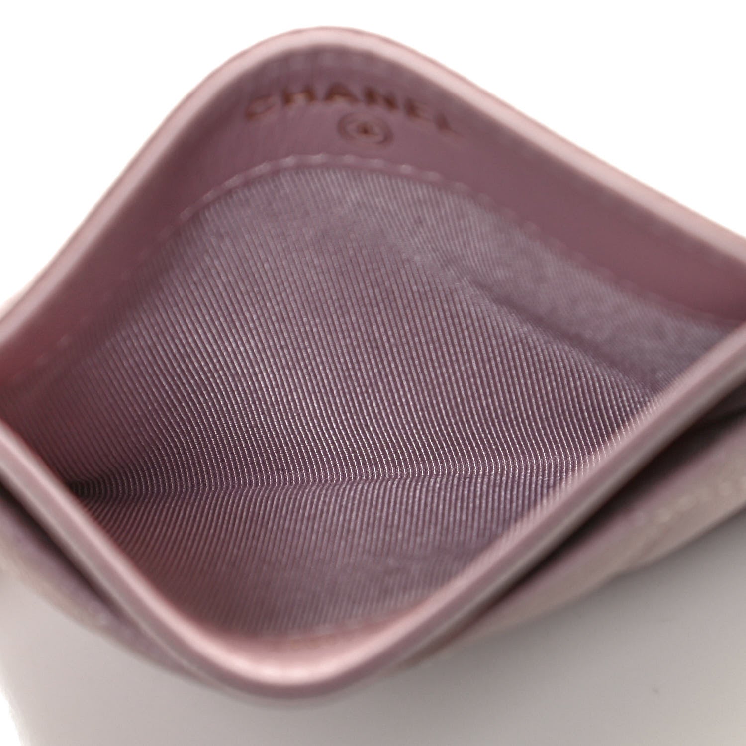 Chanel Caviar Quilted Card Holder Light Pink 5 of 10