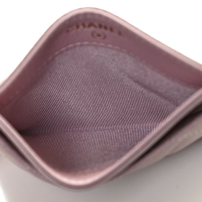 Chanel Caviar Quilted Card Holder Light Pink 5 of 10