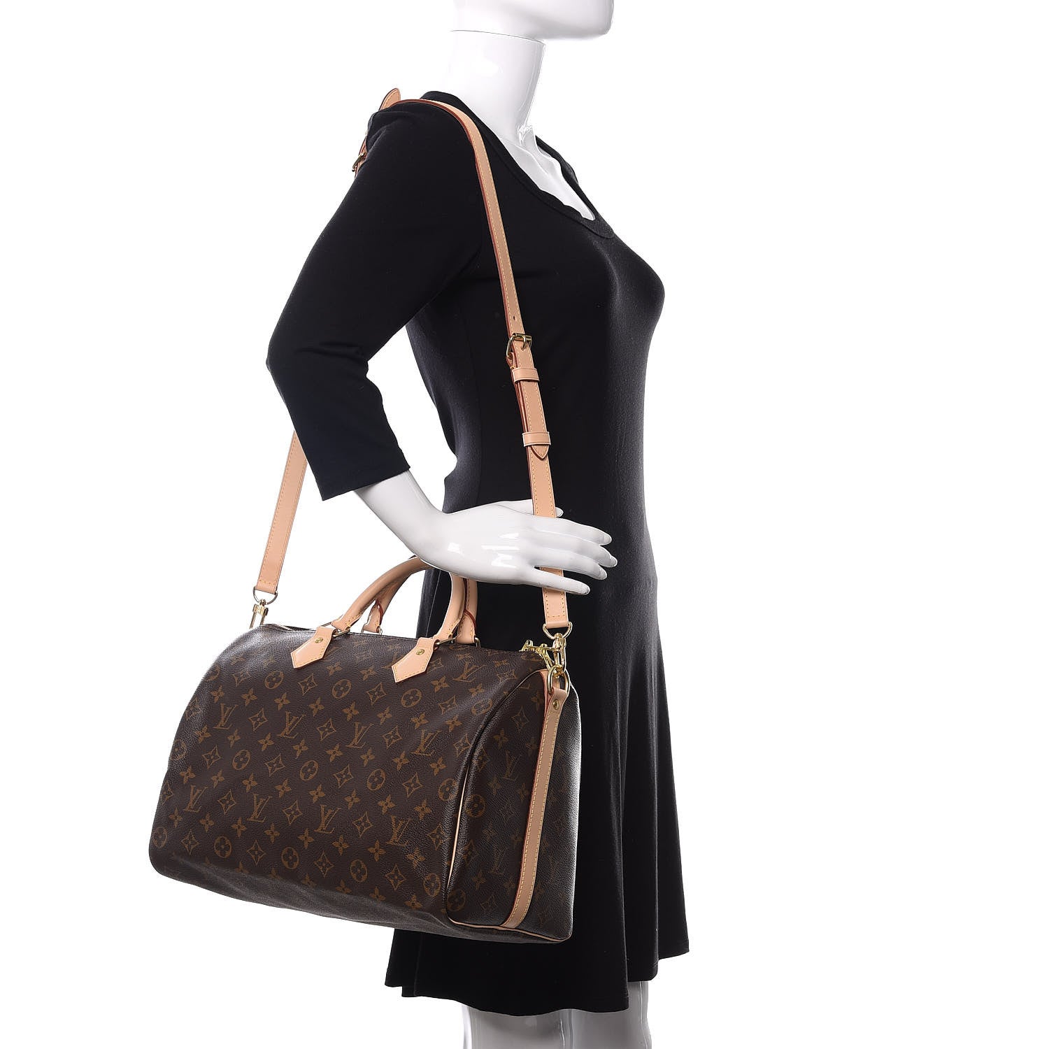 Louis Vuitton Monogram Speedy Bandouliere 35 2 of 10