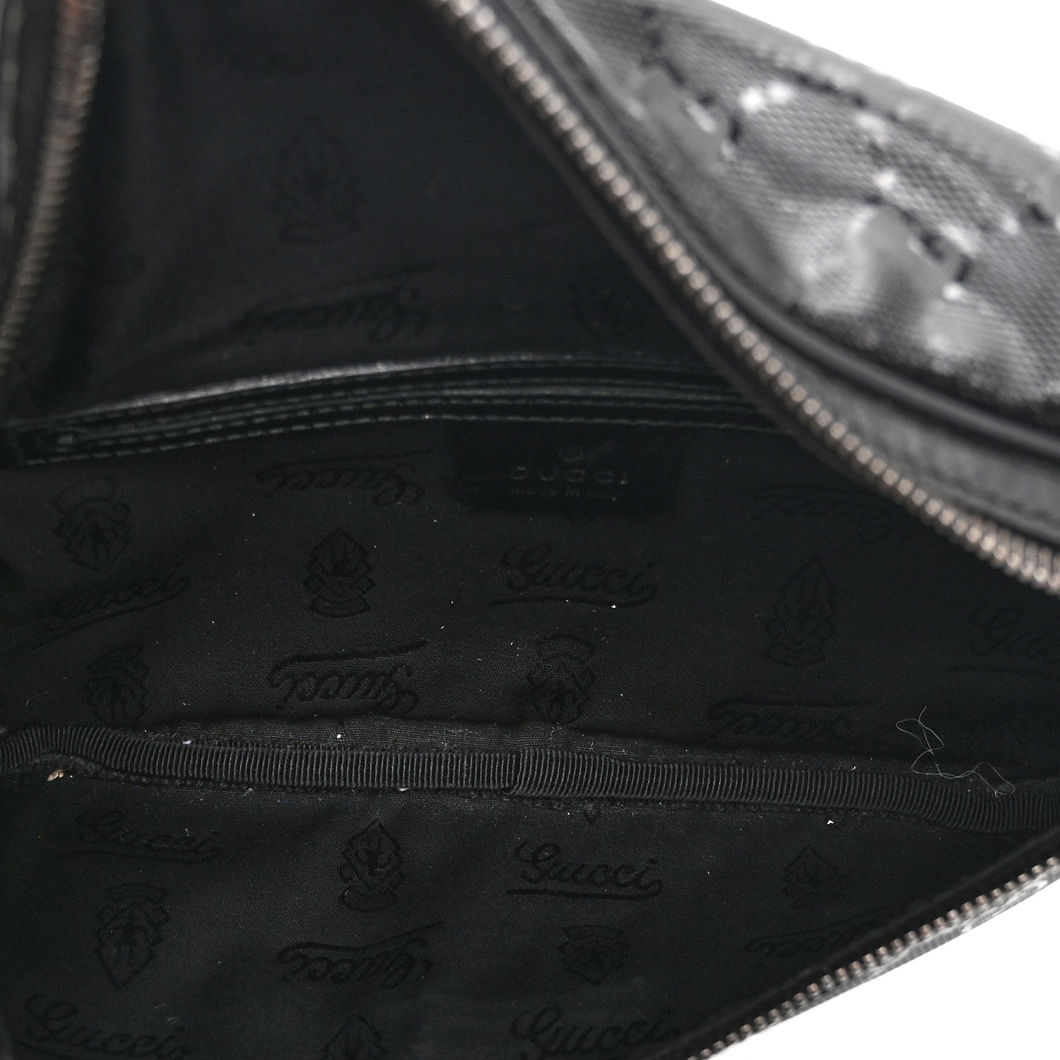 Gucci Imprime Monogram Belt Bag Black 5 of 11