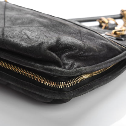 Lanvin Lambskin Quilted Medium Amalia Shoulder Bag Black 8 of 10