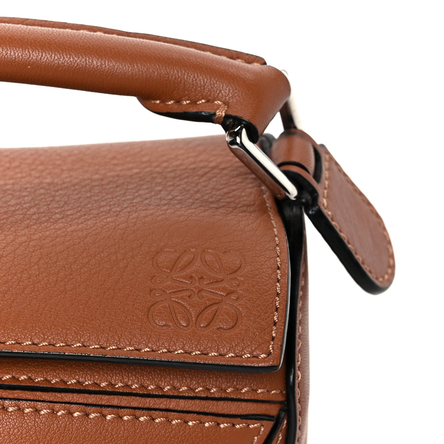 Calfskin Mini Puzzle Bag Tan