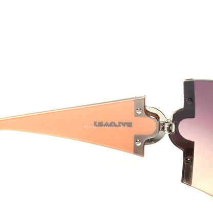 Bulgari Crystal 651-B Sunglasses Tan Purple 4 of 6