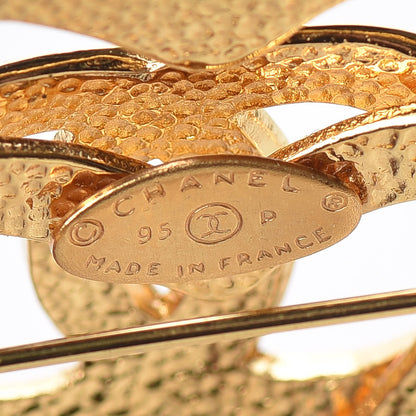 Chanel CC Heart Brooch Gold 4 of 4