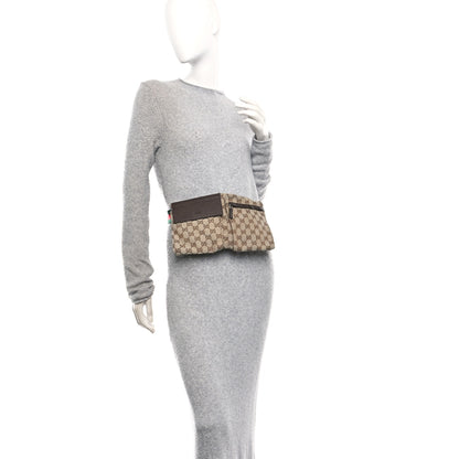 Gucci Monogram Web Belt Bag Dark Brown 2 of 11