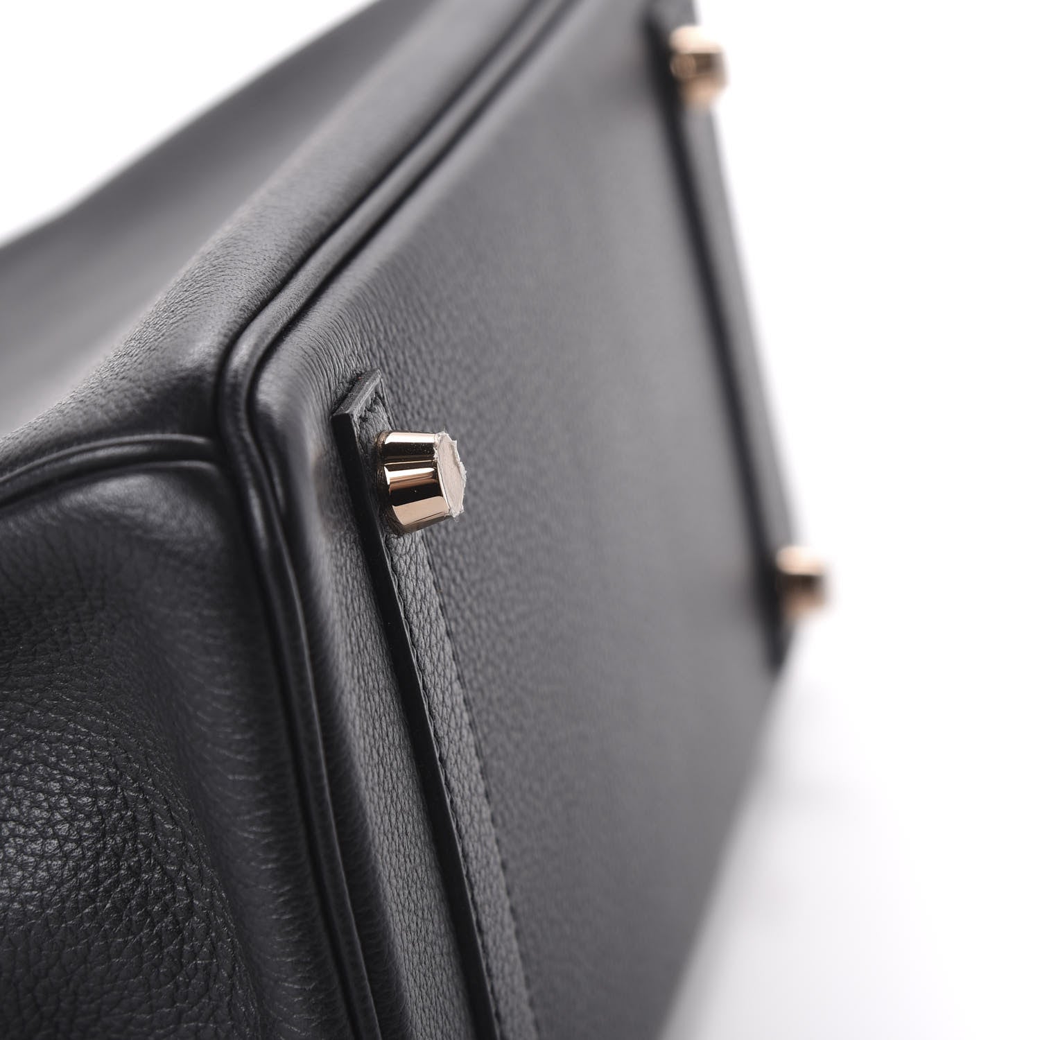 Hermes Taurillon Novillo Shiny Niloticus Crocodile Birkin Touch 25 Black 7 of 37
