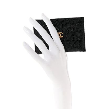 Chanel Caviar Quilted Card Holder Black 2 of 7