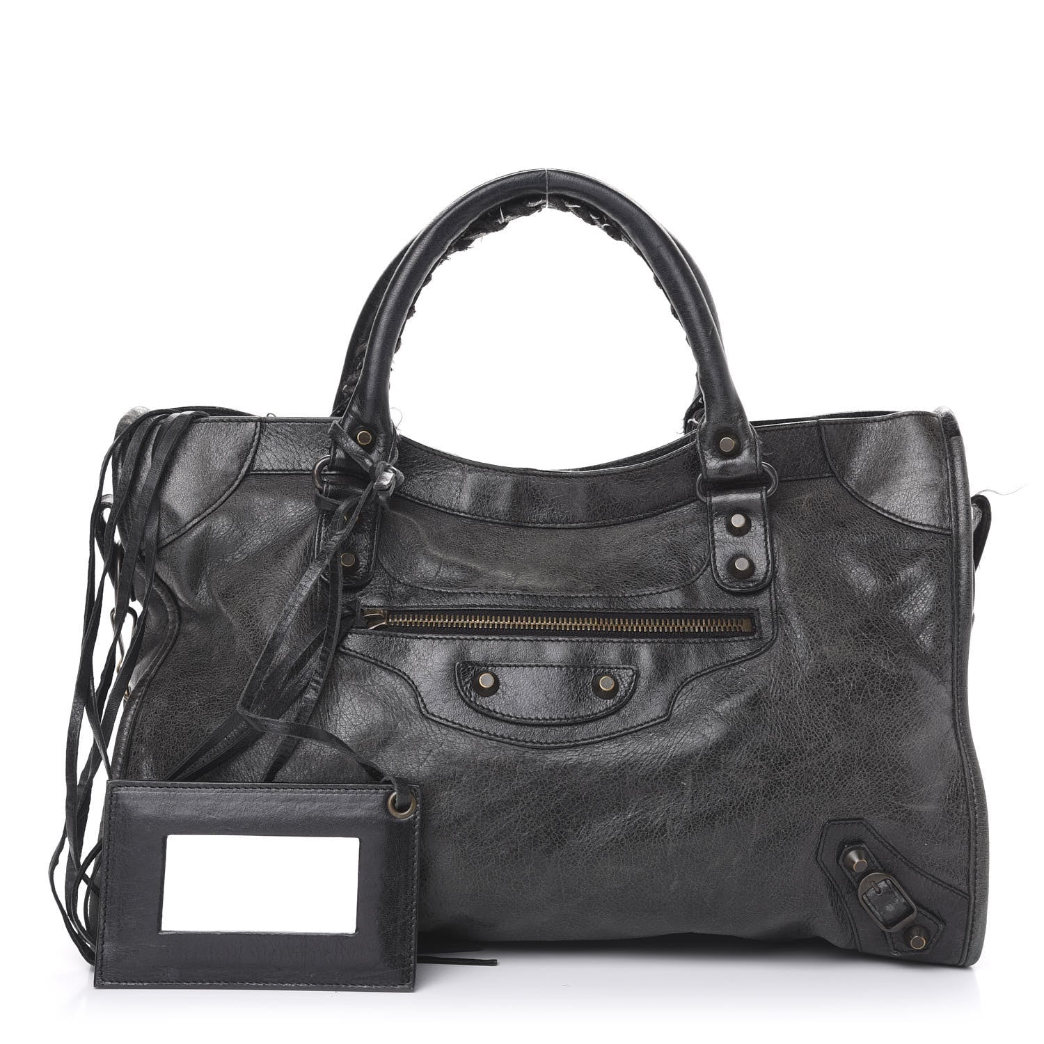 Balenciaga Agneau Classic Hardware City Anthracite 1 of 17