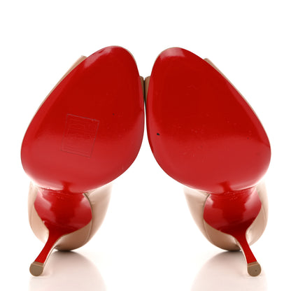 Christian Louboutin Patent Yootish 100 Pumps 36 Nude 5 of 8