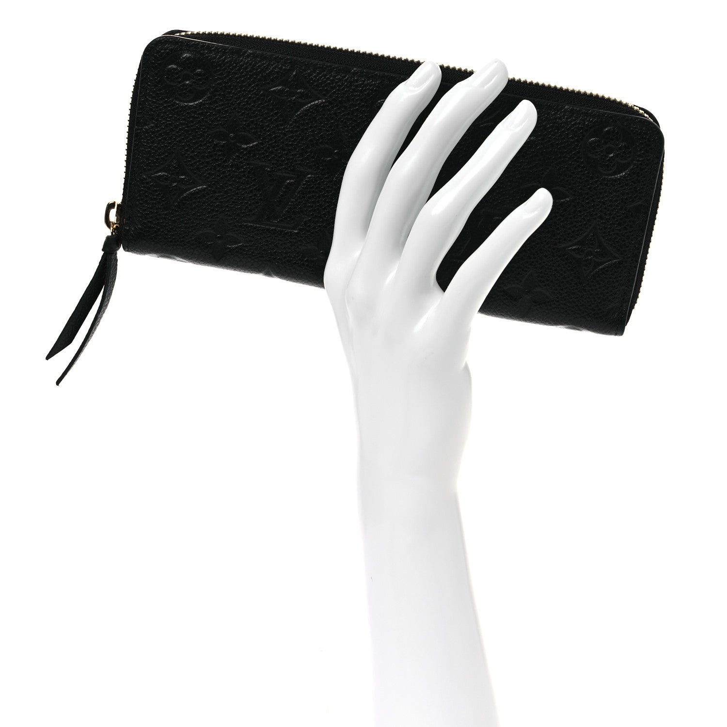 Louis Vuitton Empreinte Clemence Wallet Black 2 of 12