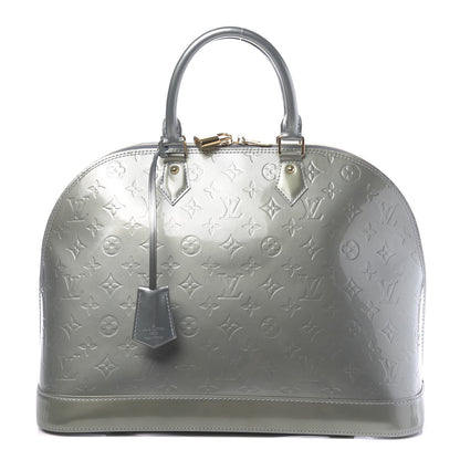 Louis Vuitton Vernis Alma MM Givre 1 of 9