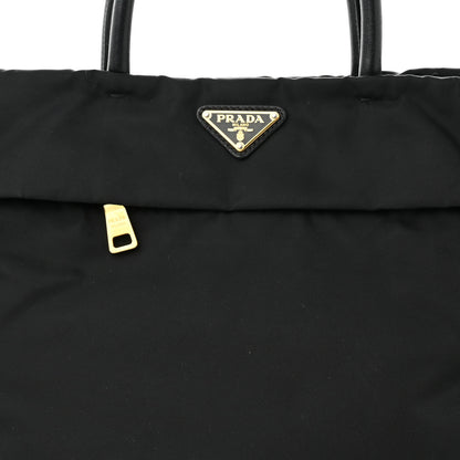Prada Tessuto Nylon Saffiano Tote Black 12 of 14