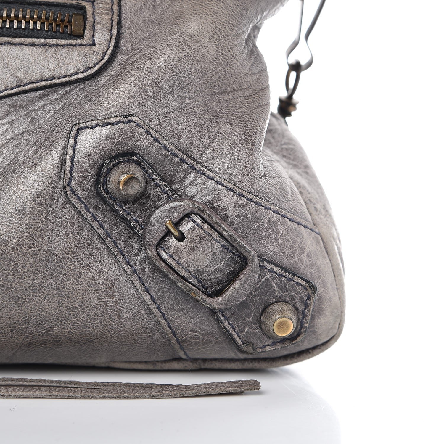 Balenciaga Agneau Rubber Covered Classic Hardware First Anthracite 9 of 21