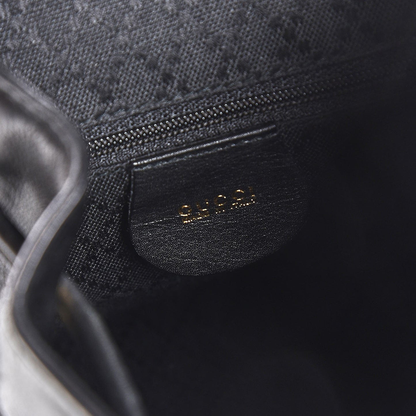 Calfskin Bamboo Backpack Black